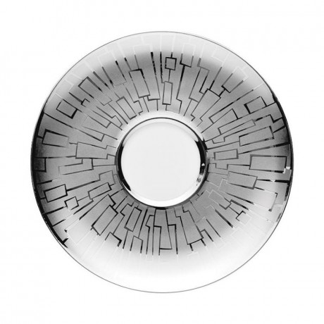 Rosenthal studio-line Rosenthal studio-line TAC 02 Skin Platin Untertasse fur Kombi,Tee 16 cm Блюдце Rosenthal studio-line TAC 02 из кожи и платины для универсала, чайное 16 см