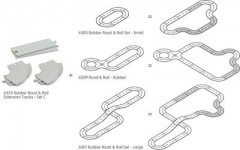 PLANTOYS Planworld Strassen und Schienen Erweiterung Set C Autospielesets Дополнительный набор Planworld Roads and Rails C Наборы для игр с машинками