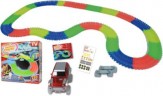 FANTASTIC TRACKS Rennstrecke mit Auto 220 Teile Autorennbahnsets Гоночная трасса с автомобилем 220 шт. Наборы гоночных трасс для автомобилей