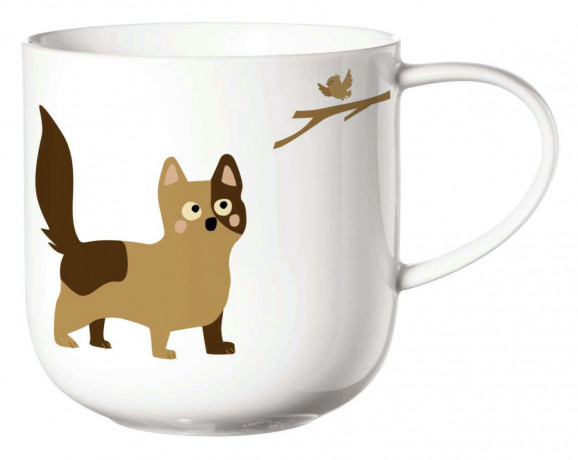 ASA Selection ASA SELECTION Henkelbecher Hunting Cats Weiss Кружка ASA SELECTION с ручкой Hunting Cats