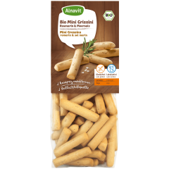 Alnavit Bio Органические Гриссини, Розмарин и Морская соль, 100г