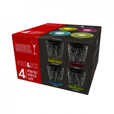Riedel Riedel Tumbler Kollektion Fire & Ice Whisky Glas Set 4-tlg. h: 98 mm / 295 ml Набор стаканов для виски Riedel Tumbler Collection Fire & Ice, 4 шт. высота: 98 мм / 295 мл