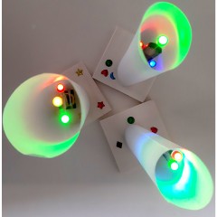 myExperimentSet LED am Steckerl 3-er Pack– Forschen mit Stromkreis und Kupferband – Werkpackung Светодиод на штекере 3 шт.