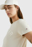Tommy Hilfiger REG VARSITY EMB C-NK SS Print T-shirt light sandalwood REG VARSITY EMB C-NK SS Футболка с принтом светлое сандаловое дерево