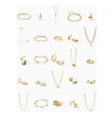 PURELEI Schmuck Adventskalender 2024 GOLD, Адвент-календарь 2024 &quot;Пять стихий&quot;, 25 украшений, цвет золото