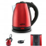 Grafner Grafner Wasserkocher Edelstahl Wasserkocher 1800-2200 Watt 1,8 Liter Rot, 1.8 l, 2200,00 W, Edelstahl Чайник Grafner чайник из нержавеющей стали 1800-2200 Вт 1,8 л красный, 1,8 л, 2200,00 Вт, нержавеющая сталь
