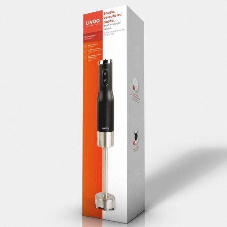 LIVOO LIVOO Stabmixer LIVOO Stabmixer Mixer 600 ml Mixbecher Mixstab Impulsfunktion 800  Ручной блендер LIVOO Ручной блендер LIVOO-миксер 600 мл Чашка для смешивания Стержень для смешивания импульсная функция 800