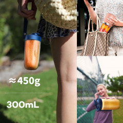 PRANITE PRANITE Smoothie-Maker Mixer fur Smoothies und Shakes, Tragbarer Mixer Smoothie Maker, 40,00 W, USB Wiederaufladbarer 1200mAh Mini-Mixer mit 6 Klingen fur Saft  PRANITE Smoothie Maker Блендер для смузи и коктейлей, портативный блендер Smoothie Mak