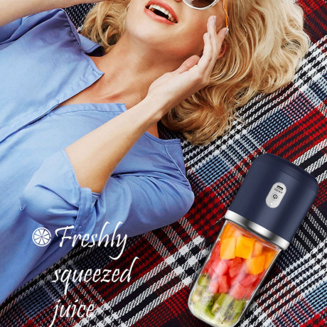 PRANITE PRANITE Smoothie-Maker Mixer fur Smoothies und Shakes, Tragbarer Mixer Smoothie Maker, 40,00 W, USB Wiederaufladbarer 1200mAh Mini-Mixer mit 6 Klingen fur Saft PRANITE Smoothie Maker Блендер для смузи и коктейлей, портативный блендер Smoothie Mak