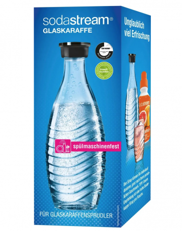 SodaStream Glaskaraffe 600ml, Cтеклянная бутылка для сифона для газированной воды, 600ml