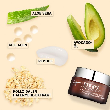 IT Cosmetics Bye Bye Redness Color Correcting Cream Transforming Neutral Beige Bye Bye Крем-Корректирующий Цвет Покраснения