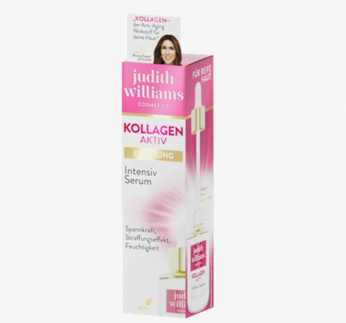 Judith Williams Kollagen Aktiv Intensiv Serum Kollagen, 30 ml, Сыворотка для лица лифтинг и упругость кожи, антивозрастной уход с коллагеном, увлажнение, 30 мл