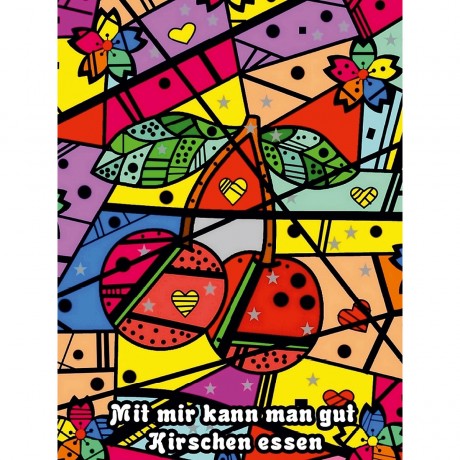 CALVENDO Puzzle CALVENDO Puzzle Popart Kirschen Пазл CALVENDO Пазл поп-арт вишни