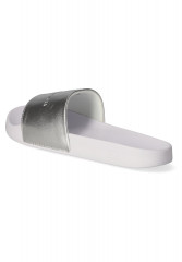 Tommy Hilfiger METALLIC  Pool slides silber METALLIC Шлепанцы для бассейна серебро