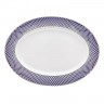 Rosenthal Rosenthal Francis Carreau Bleu Platte 40x29,5 cm Rosenthal Francis Carreau Bleu тарелка 40x29,5 см
