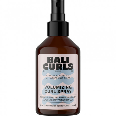 Bali Curls Volumizing Curl Spray 150ml, Спрей для объёма локонов, текстура и фиксация, рисовый протеин и морская соль, 150 мл