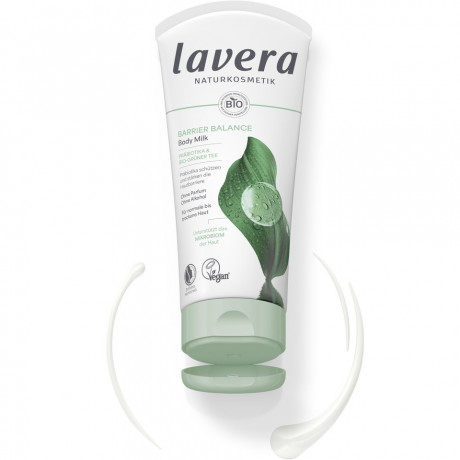 LAVERA Barrier Balance Body Milk, 200 ml, Лавера Молочко для тела Барьер Баланс, био-макадамия и сквалан, восстановление барьера, 200 мл