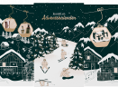 Jean&Len Adventskalender 2026 Winterlandschaft, 24 Originalprodukte, Jean&Len Адвент-календарь 2026 «Зимний пейзаж» с полноразмерной косметикой, ароматом и аксессуарами, 24 сюрприза