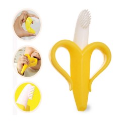 Just2Little Zahnpflege Bananen Baby Zahnburste Банановая детская зубная щетка для ухода за зубами