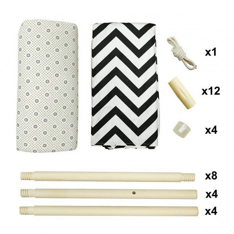 Arkmiido® Kinderzelt Tipi klappbares Spielzelt Детская палатка вигвам складная игровая палатка