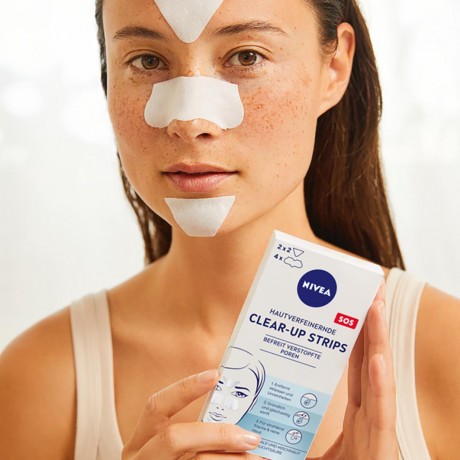 Nivea Hautverfeinernde Clear-up Strips  Очищающие полоски для очищения кожи