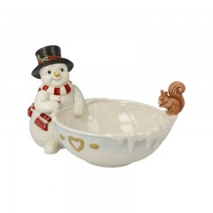 Goebel Goebel Schneemanner Weihnachtliche Leckereien h: 11,5 cm Рождественские угощения снеговиков Goebel высота: 11,5 см
