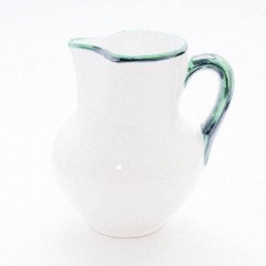 Gmundner Keramik Gmundner Keramik Gruner Rand Krug Wiener Form 1 l Кувшин Gmundner Ceramics с зеленым ободком, венская форма, 1 л