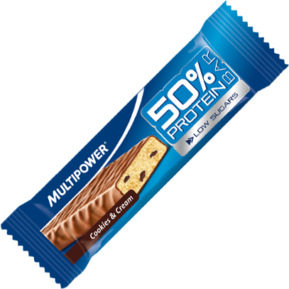 Multipower 50% Протеин	 Bar Печенье и Крем, 50 г