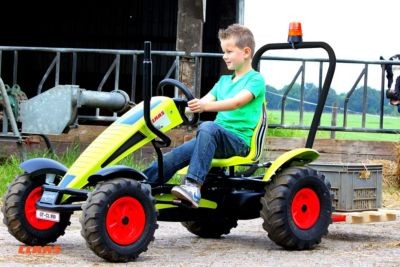BERG Go-Kart mit XL-Rahmen CLAAS Grun mit Dreigangschaltung ab 5 Jahren Карт с рамой XL CLAAS Green с трехступенчатой ??коробкой передач от 5 лет