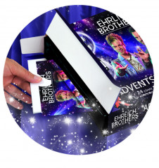 Clementoni Ehrlich Brothers Adventskalender der Magie 2026, Clementoni Ehrlich Brothers детский адвент-календарь 2026 с 24 фокусами и реквизитом, от 7 лет