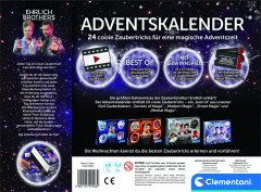 Clementoni Ehrlich Brothers Adventskalender der Magie 2026, Clementoni Ehrlich Brothers детский адвент-календарь 2026 с 24 фокусами и реквизитом, от 7 лет