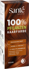 SANTE 100% Pflanzen Haarfarbe Mahagonirot, 100 g, Санте Растительная краска для волос Mahagonirot, махагоново-красный оттенок, 100 г
