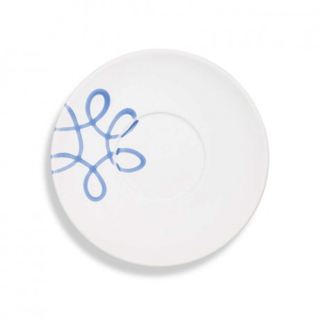 Gmundner Keramik Gmundner Keramik Pur Geflammt Blau Teeuntertasse Maxima 18 cm Gmundner Ceramics Блюдце для синего чая Pure Flamed Maxima 18 см
