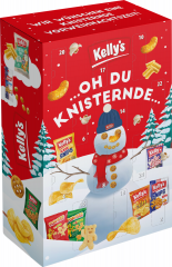 Kelly’s & Soletti Snack Adventskalender 2026, Адвент-календарь Kelly’s и Soletti 2026, 24 пакетика снеков 15 видов, 759 г