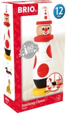 BRIO Holz Steck-Clown Клоун с деревянной палкой