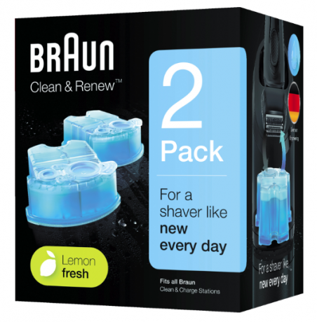 Braun Clean & Renew Reinigungskartuschen Lemon Fresh 2 x 170 ml
