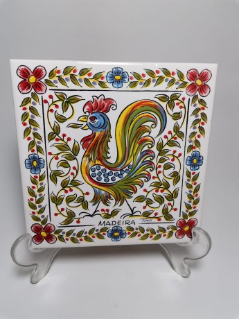 TINO MADEIRA, Тино Мадейра Керамическая Подставка под горячее "Барселуш" 15см х 15см