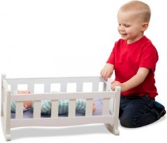 Melissa  Doug Wiege fur Puppen Holz Люлька для кукол из дерева