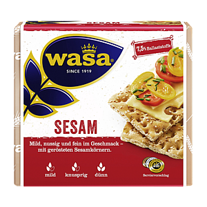 Wasa Хрустящие хлебцы с кунжутом 200г