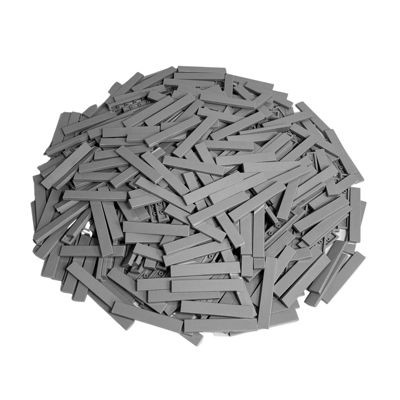LEGO LEGO 1x3 Fliesen Hellgrau - 100 Stuck - Light Bluish Grey Plate 63864 LEGO 1x3 плитки светло-серого цвета — 100 штук — светло-голубовато-серая пластина 63864