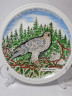Winterling Roslau Bavaria Винтажная декоративная тарелка с позолоченным ободком "Райхартсхаузен", 19,5см, Германия, 1982г.