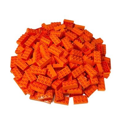 LEGO LEGO Duplo 2x4 Steine Orange - 250 Stuck - Grundbausteine 3011 NEU LEGO Duplo 2x4 кирпичи оранжевые - 250 штук - основные строительные блоки 3011 НОВИНКА