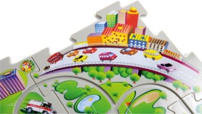 Amewi Puzzle Pilot Polizei mit Strecke zum Puzzlen Пазл Pilot Police с треком на пазл