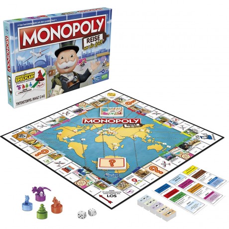 Hasbro Monopoly Reise um die Welt Монополия путешествует по миру