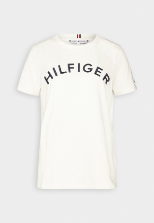 Tommy Hilfiger REG VARSITY EMB C-NK SS Print T-shirt weathered white REG VARSITY EMB C-NK SS Футболка с принтом выветрившийся белый