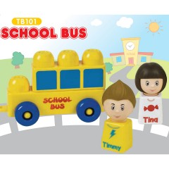 Tutor Blocks Meine ersten Magnetbausteine Schulbus Мой первый школьный автобус из магнитных блоков