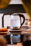 JUNG JUNG Wasserkocher ADLER AD1293, Wasserkocher mit Temperatureinstellung 40-100°C Digital, 1.7 l, 2200 W, Glas mit Edelstahl, LED Beleuchtung LCD Display, 360° Basis, Kettle Чайник JUNG ADLER AD1293, чайник с регулировкой температуры 40-100°C, цифров