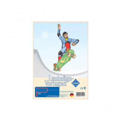 Pebaro Laubsagevorlage Skateboard Шаблон листвы Скейтборд