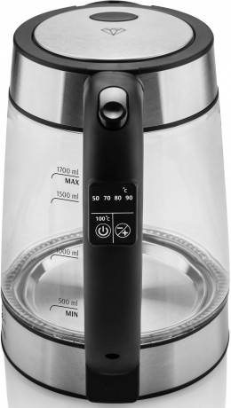 eta eta Wasserkocher CRYSTELLA Digi ETA715390000, 1,7 l, 2200 W, Einstellbarer Temperatur 50, 70, 80, 90, 100 °C чайник ETA CRYSTELLA Digi ETA715390000, 1,7 л, 2200 Вт, регулировка температуры 50, 70, 80, 90, 100 °C