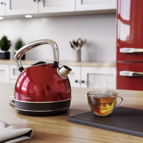 Arendo Arendo Wasserkocher, 1,7 l, 2200 W, Edelstahl Retro Style Vintage, LED Temperaturanzeige, kupfer Чайник Arendo, 1,7 л, 2200 Вт, нержавеющая сталь, винтажный ретро-стиль, светодиодный дисплей температуры, медь